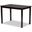 Baxton Studio Cherese Modern and Contemporary Grey Fabric Upholstered Espresso Brown Finished 5-Piece Wood Dining Set