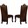 Acme Versailles Side Chair in L.Brown/Cherry Oak (Set of 2)