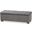 Roanoke Modern and Contemporary Grey Velvet Fabric Upholstered Grid-Tufted Storage Ottoman Bench