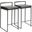 Fuji Black Counter Stool Set of 2