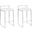 Fuji White Stacker Counter Stool Set Of 2