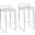 Fuji White Stacker Barstool Set Of 2