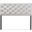 Baxton Studio Viviana Modern And Contemporary White Faux Leather Upholstered Button-Tufted Full Size Headboard