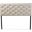 Baxton Studio Viviana Modern And Contemporary Light Beige Fabric Upholstered Button-Tufted Queen Size Headboard
