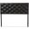 Baxton Studio Viviana Modern And Contemporary Black Faux Leather Upholstered Button-Tufted Full Size Headboard
