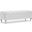 Baxton Studio Stella Crystal Tufted White Leather Modern Bench