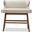 Baxton Studio Gradisca Modern And Contemporary Light Beige Fabric Button-Tufted Upholstered Bar Bench Banquette