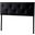 Baxton Studio Dalini Modern And Contemporary King Black Faux Leather Headboard With Faux Crystal Buttons