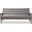 Baxton Studio Sorrento Mid-Century Retro Modern Grey Fabric Upholstered Wooden 3-Seater Sofa
