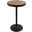 Dakota Black And Medium Brown Top Adjustable Bar Table