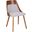 Anabelle Walnut And Gray Dining Chair