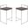 Fuji Brown Counter Stool Set of 2