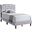 G1112 Upholstered Bed (Twin)