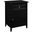 G1413 Drawer and Door Nightstand (Black)