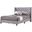 Glory Furniture Victa Queen Size Bed Light Grey Twill