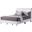 G1938 White Upholstered Bed (Full)