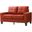 Newbury Modular Loveseat (Red)