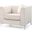 Delray Velvet Arm Chair In Ivory