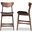 Latina Mid-Century Retro Modern Scandinavian Style Black Faux Leather Upholstered Walnut Wood Finishing 24-Inches Counter Stool (Set Of 2)