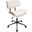 Lombardi Walnut And Cream Adjustable Office Chair