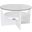 U Shaped White Coffee Table