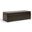 Baxton Studio Dennehy Dark Brown Modern Ottoman