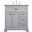 Aaron 32 Inch Single Bathroom Vanity In Grey