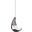 Abate Gray and White Outdoor Patio Swing Chair Without Stand EEI-2657-GRY-WHI-SET