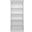 Abby Modern Wood Open Bookcase In White