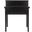 Abigail Distressed Black 7-Drawer Fold Down Desk