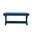 Abigail Double Ottoman Bench In Blue