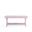 Abigail Double Ottoman Bench In Pink