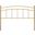 Abigail Queen Metal Headboard In Gold