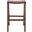 Abreu Rectangle Barstool In Dark Brown