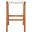 Abreu Rectangle Barstool in White and Natural