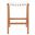 Abreu Rectangle Counter Stool in White and Natural
