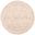 Abstract 10' x 10' Round Area Rug In Ivory and Rust