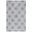 Abstract 3' x 5' Area Rug In Dark Blue and Grey