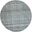 Abstract Hand Tufted Blue and Multi 4' x 4' Round Rugs