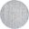 Abstract Hand Tufted Dark Blue and Rust 6' x 6' Round Rugs