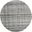 Abstract Hand Tufted Grey and Black 4' x 4' Round Rugs