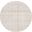 Abstract Hand Tufted Ivory and Beige 11' x 11' Round Rugs