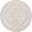 Abstract Hand Tufted Ivory and Grey 4' x 4' Round Rugs ABT345F-4R