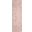 Abstract Hand Tufted Ivory and Pink 2'-3" x 8' Runner Rugs