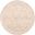 Abstract Hand Tufted Ivory and Rust 6' x 6' Round Rugs