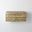 Abstract Right Block Cabinet In Brass