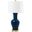 Acacia Lamp Without Shade In Navy Blue