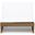 Acacia Wood Club Chair with Solid and Heavy Frame In Teak and White