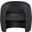 Acadia Boucle Fabric Accent Chair In Black