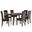 Acadian/Draper 7-Piece Dining Set In Tanners Brown